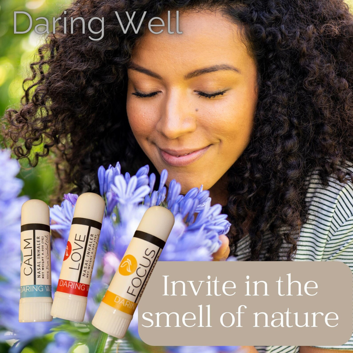 Aromatherapy Nasal Inhalers made with 100% pure essential oils (set of 3 sticks)