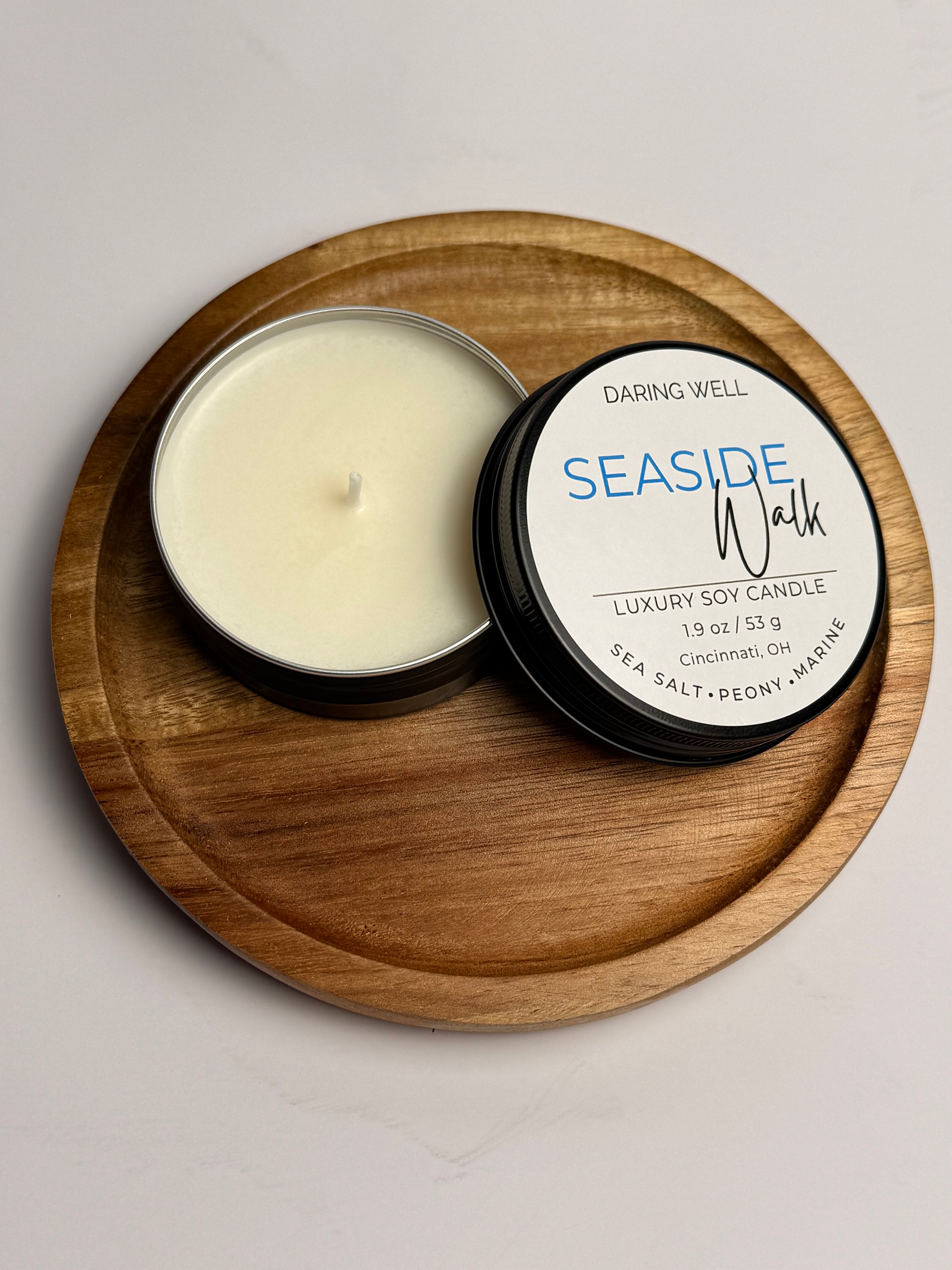 Signature Soy Candle Collection - Sample Set of 4, 1.9 Ounce each tin