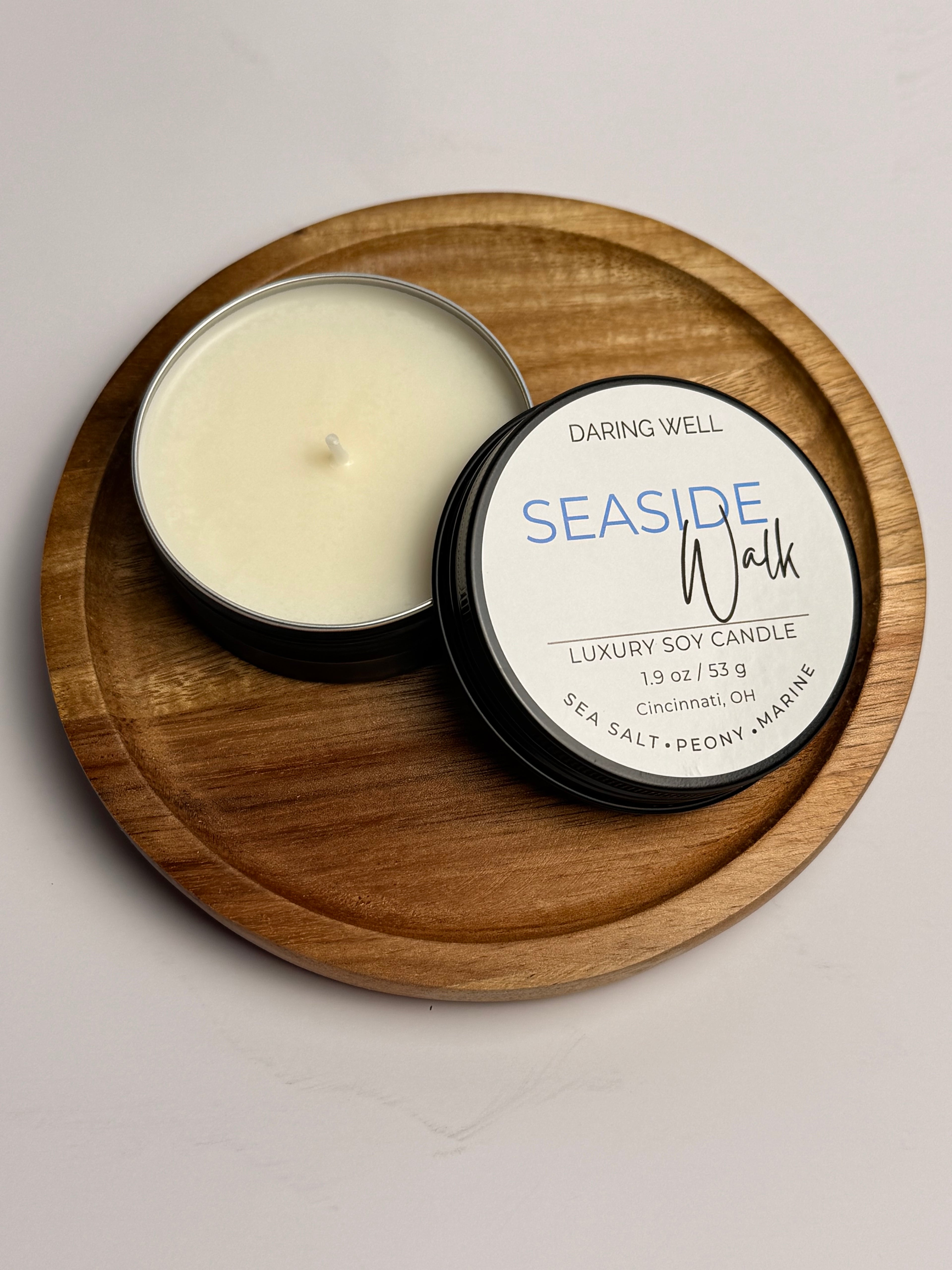 Signature Soy Candle Collection - Sample Set of 4, 1.9 Ounce each tin