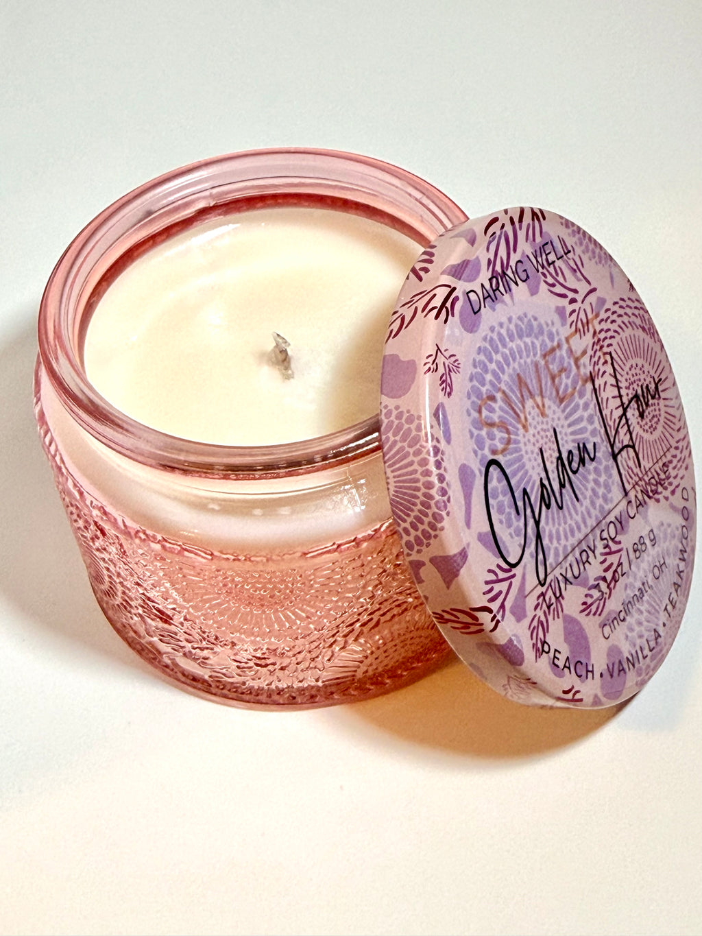 Sweet Golden Hour  – 100% Soy Wax Candle (Small, 88 g)