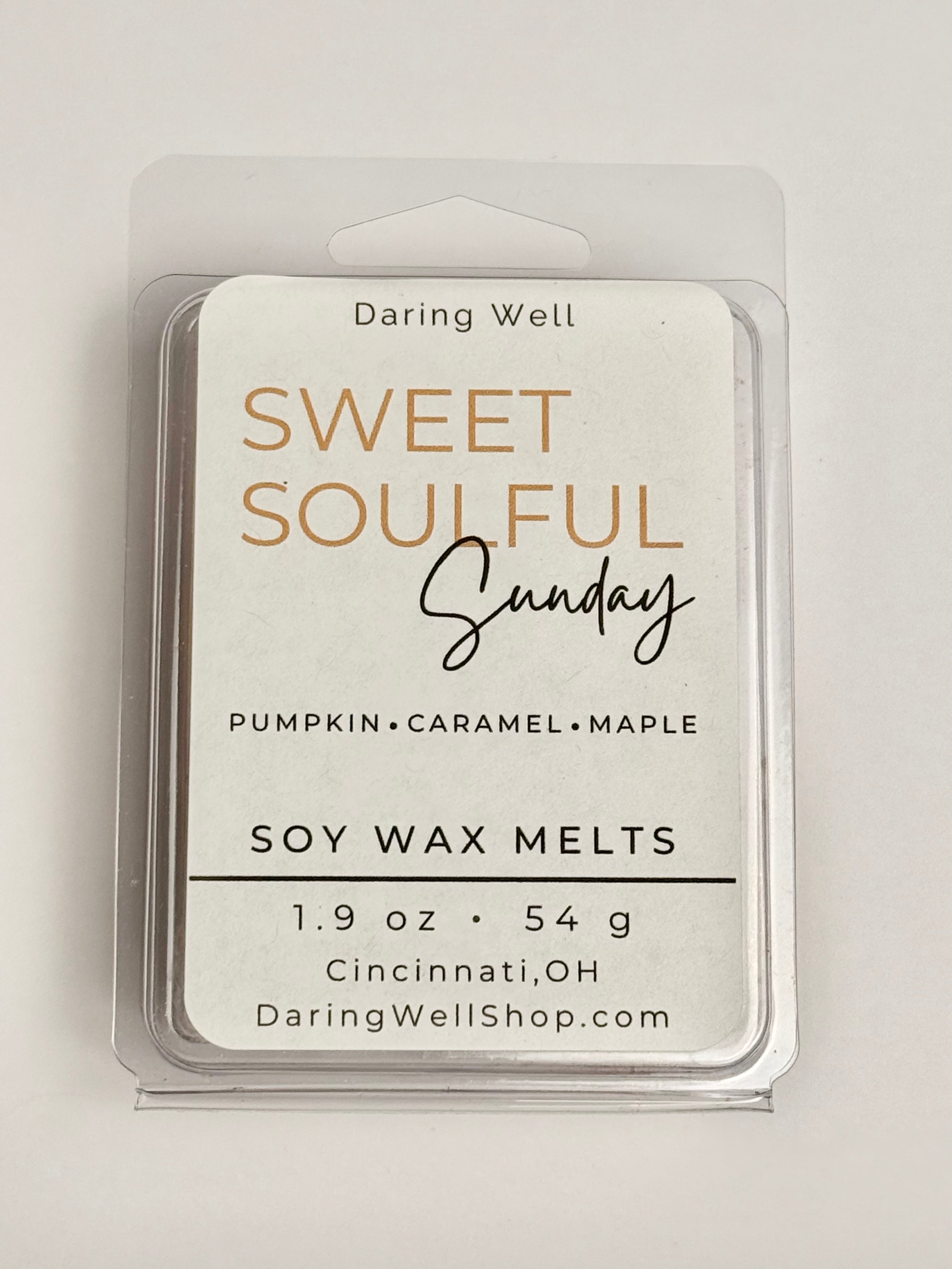 Sweet Soulful Sunday – 100% Soy Wax Melt