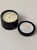 Wind & Fire  – 100% Soy Wax Tin Candle (Small, 82 g)