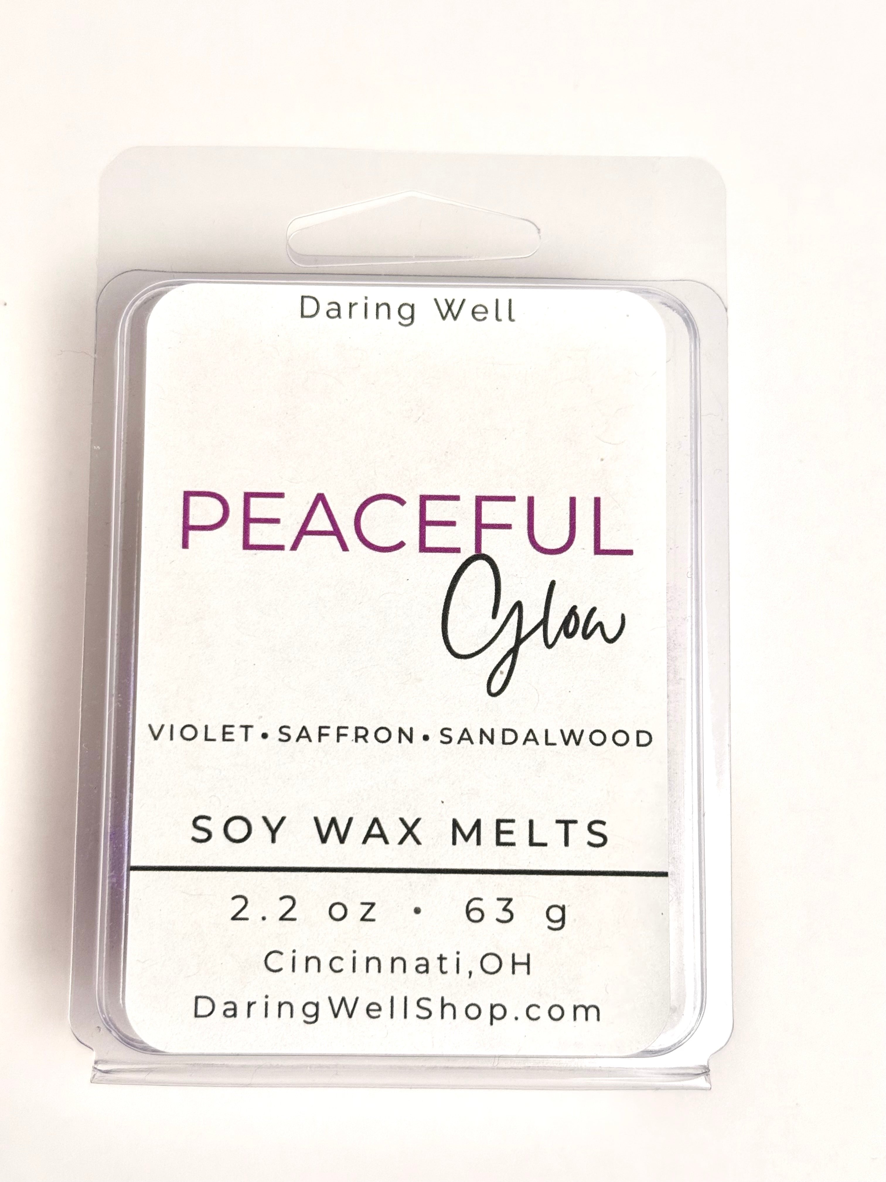Peaceful Glow – 100% Soy Wax Melt