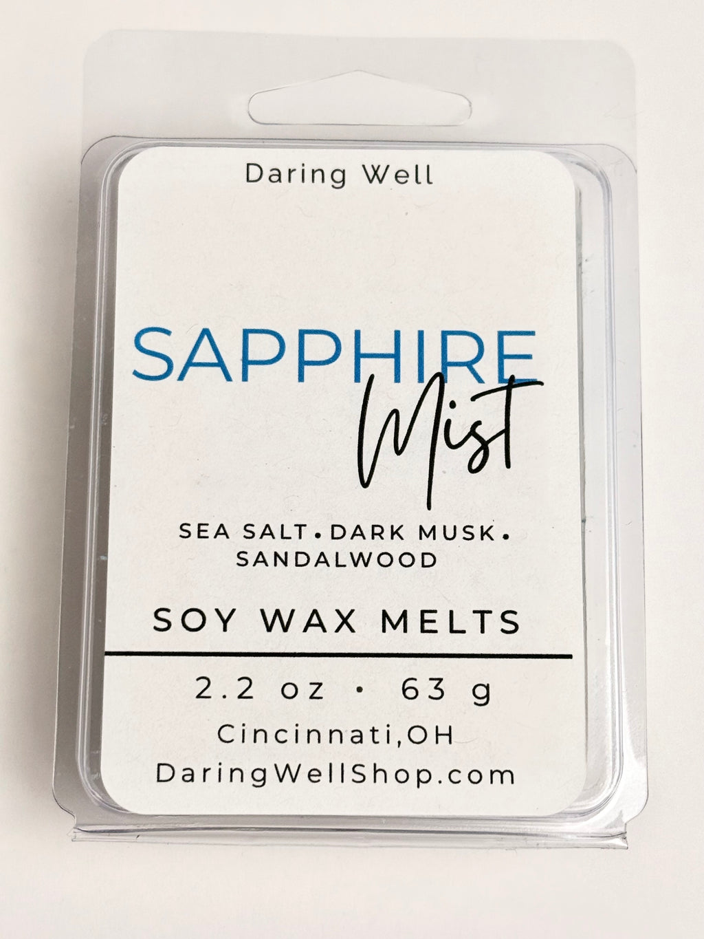 Sapphire Mist – 100% Soy Wax Melt
