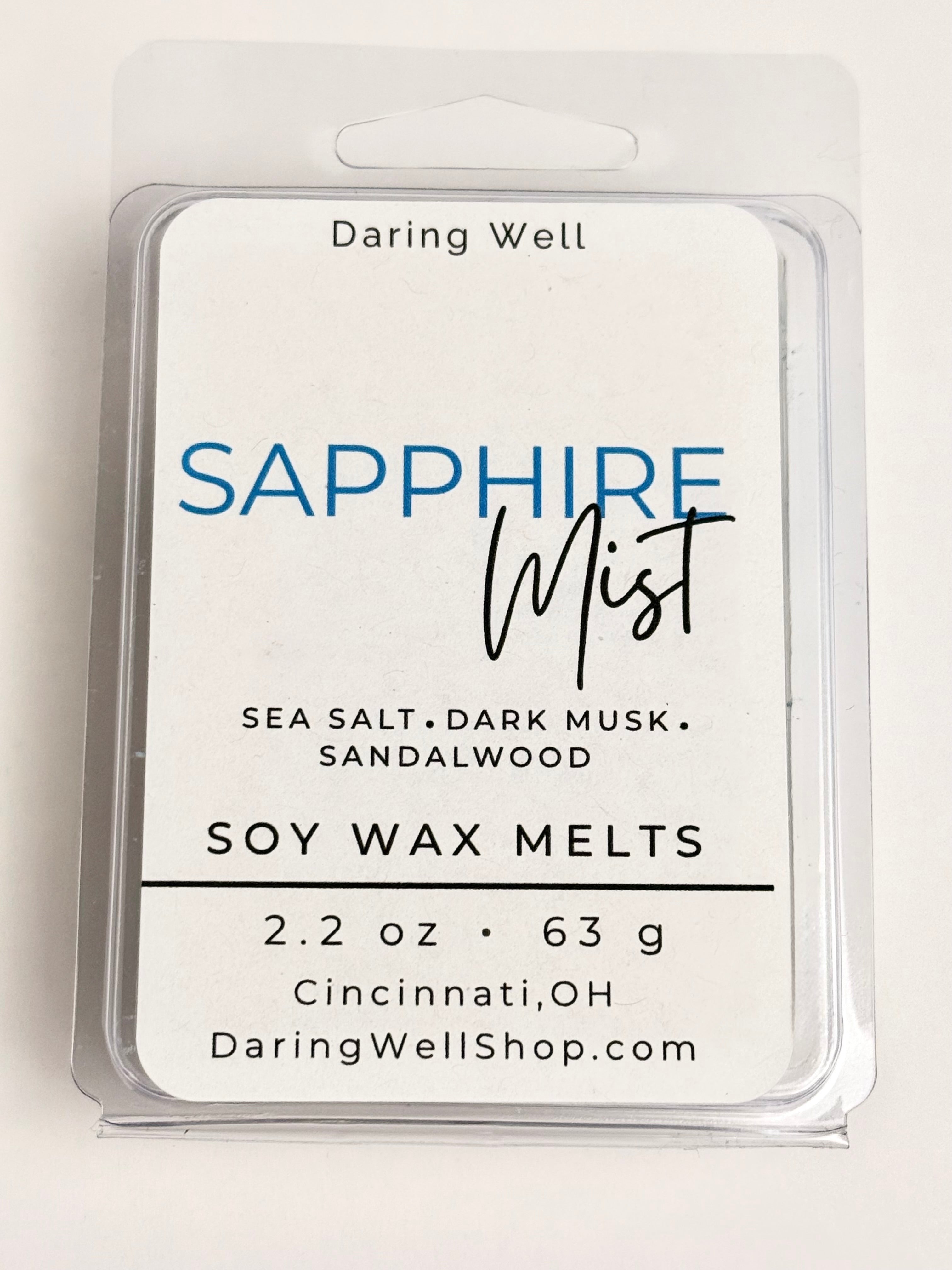 Sapphire Mist – 100% Soy Wax Melt