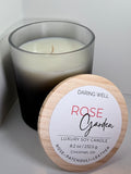 Rose Garden  – 100% Soy Wax Candle (Large, 8.2 Oz )